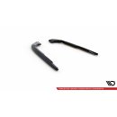 Heck Ansatz Flaps Diffusor für Infiniti Q50 S Mk1 schwarz Hochglanz