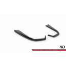 Heck Ansatz Flaps Diffusor für Mercedes-AMG C 43 Limousine W205 Facelift Carbon Look