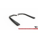 Heck Ansatz Flaps Diffusor für Mercedes-AMG C 43 Limousine W205 Facelift Carbon Look