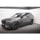 Seitenschweller Ansatz für Volvo XC90 R-Design Mk2 Facelift schwarz Hochglanz