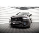 Front Ansatz für Volvo XC60 R-Design Mk2 Facelift schwarz Hochglanz