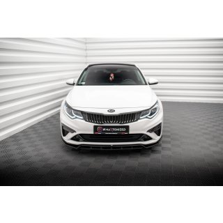 Front Ansatz V.1 für Kia Optima Mk4 Facelift Carbon Look