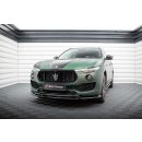 Front Ansatz V.2 für Maserati Levante Mk1 schwarz Hochglanz