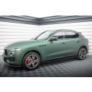 Seitenschweller Ansatz für Maserati Levante Mk1  schwarz Hochglanz