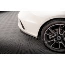 Mittlerer Diffusor Heck Ansatz DTM Look für Mercedes-Benz C Coupe AMG-Line C205 Facelift schwarz Hochglanz