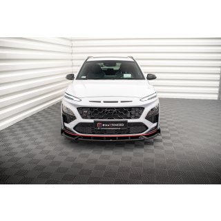 Front Ansatz V.1 für Hyundai Kona N Mk1 schwarz Hochglanz