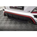 Mittlerer Diffusor Heck Ansatz für Hyundai Kona N Mk1 Carbon Look