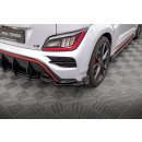 Heck Ansatz Flaps Diffusor V.1 +Flaps für Hyundai Kona N Mk1