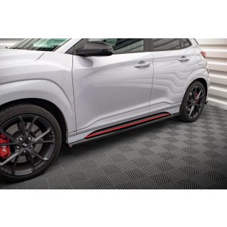 Seitenschweller Ansatz für V.1 für Hyundai Kona N Mk1 schwarz Hochglanz