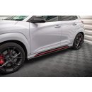 Seitenschweller Ansatz für V.1 für Hyundai Kona N Mk1 schwarz Hochglanz