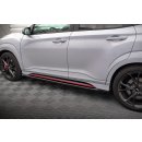 Seitenschweller Ansatz für V.1 für Hyundai Kona N Mk1 schwarz Hochglanz