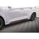 Seitenschweller Ansatz für V.2 für Hyundai Kona N Mk1 schwarz matt