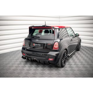 Diffusor Heck Ansatz für Mini Cooper John Cooper Works R56 Carbon Look