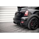 Diffusor Heck Ansatz für Mini Cooper John Cooper Works R56 Carbon Look