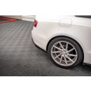 Heck Ansatz Flaps Diffusor für Audi A5 Coupe 8T Facelift Carbon Look