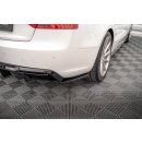 Heck Ansatz Flaps Diffusor für Audi A5 Coupe 8T Facelift Carbon Look