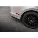 Heck Ansatz Flaps Diffusor für Ford Mustang Mk5 Facelift Carbon Look