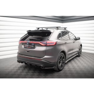 Heck Ansatz Flaps Diffusor V.2 für Ford Edge Mk2 Carbon Look