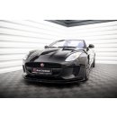 Front Ansatz V.1 für Jaguar F-Type Mk1 Facelift schwarz Hochglanz