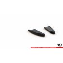 Heck Ansatz Flaps Diffusor für Volkswagen T-Roc R Mk1 Facelift Carbon Look