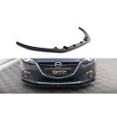 Front Ansatz für Mazda 3 Mk3 schwarz Hochglanz