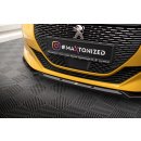 Front Ansatz V.1 für Peugeot 208 GT Mk2 schwarz Hochglanz