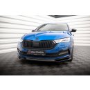 Front Ansatz V.2 für Skoda Octavia Sportline Mk4 schwarz Hochglanz