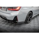 Heck Ansatz Flaps Diffusor für BMW M340i G20 / G21 Facelift schwarz Hochglanz