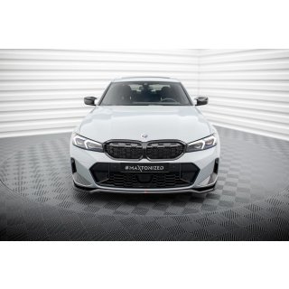 Front Ansatz V.2 für BMW 3er M340i / M-Paket G20 / G20 Facelift schwarz Hochglanz