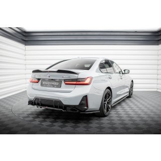 Heck Ansatz Flaps Diffusor für BMW M340i G20 / G21 Facelift Carbon Look