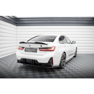 Heck Ansatz Flaps Diffusor für BMW M-Paket G20 / G21 Facelift Carbon Look