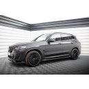 Seitenschweller Ansatz für BMW X3 M-Paket G01 Facelift schwarz Hochglanz