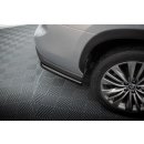 Heck Ansatz Flaps Diffusor für Toyota Highlander Mk4 schwarz Hochglanz