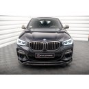 Front Ansatz V.2 für BMW X4 M-Paket G02 schwarz...