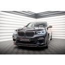 Front Ansatz V.2 für BMW X4 M-Paket G02 schwarz Hochglanz