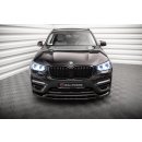 Front Ansatz für BMW X3 G01 schwarz Hochglanz