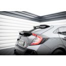 Niedriger Spoiler CAP für Honda Civic Sport Mk 10 schwarz Hochglanz