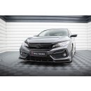 Front Ansatz für Honda Civic Sport Mk 10 schwarz Hochglanz