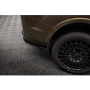 Heck Ansatz Flaps Diffusor für Ford Tourneo Custom Mk1 Facelift schwarz Hochglanz