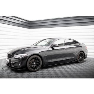 Side Flaps BMW 4er Gran Coupe F36 schwarz Hochglanz