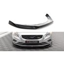 Front Ansatz V.2 für Volvo S60 R-Design Mk2 schwarz Hochglanz