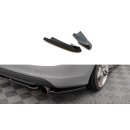 Heck Ansatz Flaps Diffusor für Volvo S60 R-Design Mk2 schwarz Hochglanz