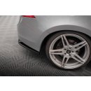 Heck Ansatz Flaps Diffusor für Volvo S60 R-Design Mk2 schwarz Hochglanz