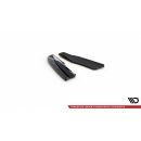 Heck Ansatz Flaps Diffusor für Volvo S60 R-Design Mk2 schwarz Hochglanz