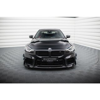 Front Ansatz V.5 für BMW M2 G87 schwarz Hochglanz