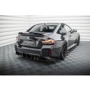 Heck Ansatz Flaps Diffusor V.3 für BMW M2 G87 schwarz Hochglanz