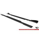 Street Pro Seitenschweller Ansatz für + Flaps BMW 2 Coupe G42 schwarz Hochglanz