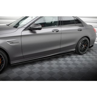 Street Pro Seitenschweller Ansatz für Mercedes-AMG C63 Limousine / Kombi W205 Facelift