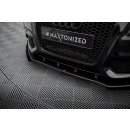 Street Pro Front Ansatz für +Flaps für + Flaps Audi S5 / A5 S-Line 8T schwarz Hochglanz