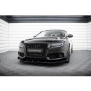 Street Pro Front Ansatz für +Flaps für + Flaps Audi S5 / A5 S-Line 8T schwarz Hochglanz